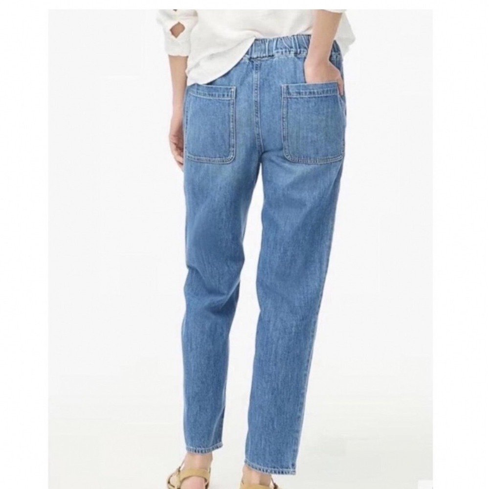 J. Crew Denim Drawstring Pant 29 - Picture 3 of 9